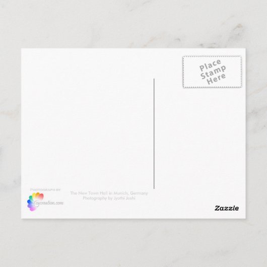 München Briefkaart (Achterkant)