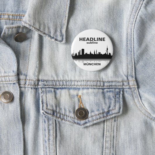 München Button / Anstecker / Pin (In situ)