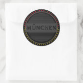 München City Pride Emblem – German Identity Ronde Sticker (Tas)