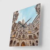 München Clock, Rathaus-Glockenspiel, Vierkante Klok (Hoek)