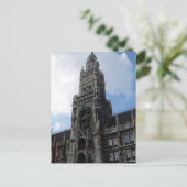 München Clock Tower Marienplatz Briefkaart (Staand voorkant)