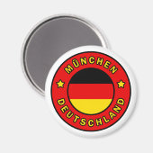 München Deutschland Magneet (Voorkant / Achterkant)