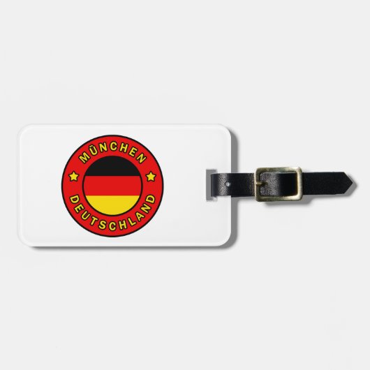 München Duitsland Bagagelabel (Voorkant horizontaal)