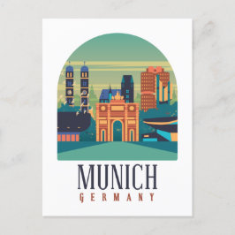 München Duitsland  Briefkaart