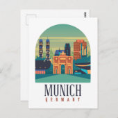 München Duitsland  Briefkaart (Voorkant / Achterkant)