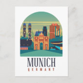 München Duitsland  Briefkaart (Voorkant)