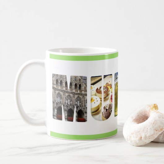 München Duitsland Koffiemok (Met donut)