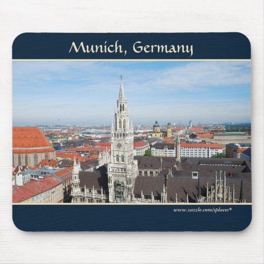 München, Duitsland Mousepad Muismat (Voorkant)
