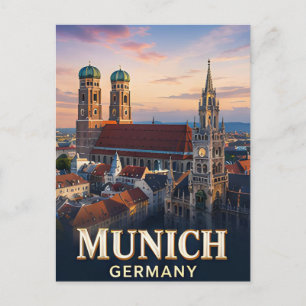 ✈️ München Duitsland Reis Cadeau 🏛️ Briefkaart