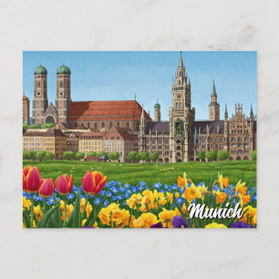 München Duitsland Reizen Briefkaart