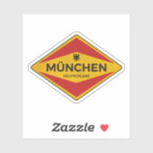 München Duitsland  Sticker (Vel)