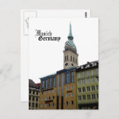 München Duitsland Travel Souvenir Briefkaart (Voorkant / Achterkant)