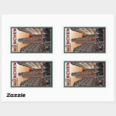 München - Frauenkirche Rechthoekige Sticker (Vel)