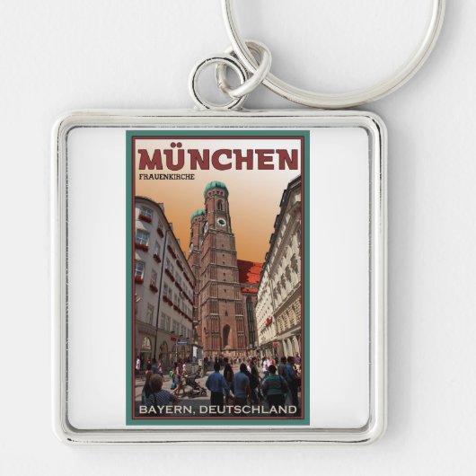 München - Frauenkirche Sleutelhanger (Voorkant)
