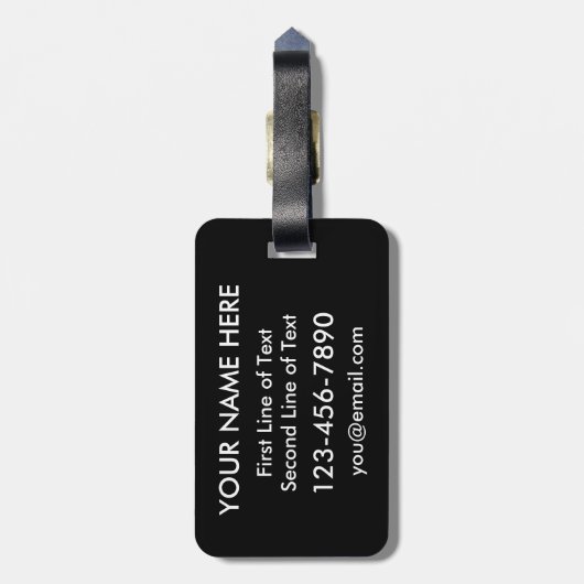 München Heart Bagagelabel Sjabloon München (Achterkant verticaal)