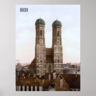München in de 19e eeuw poster