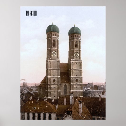 München in de 19e eeuw poster (Voorkant)