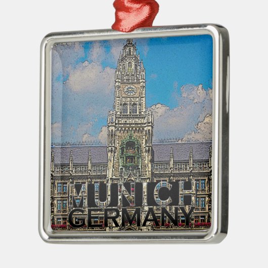 München Metalen Ornament (Links)