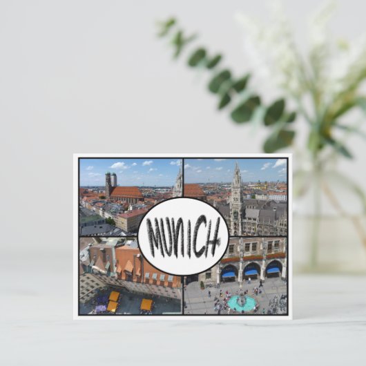 München Multiview Briefkaart (Staand voorkant)
