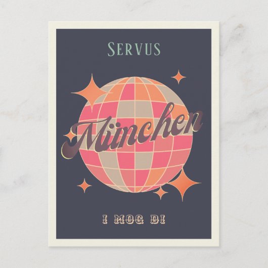 München München Deutschland Retro  Briefkaart (Voorkant)