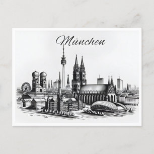 München Munchen Duitsland Briefkaart