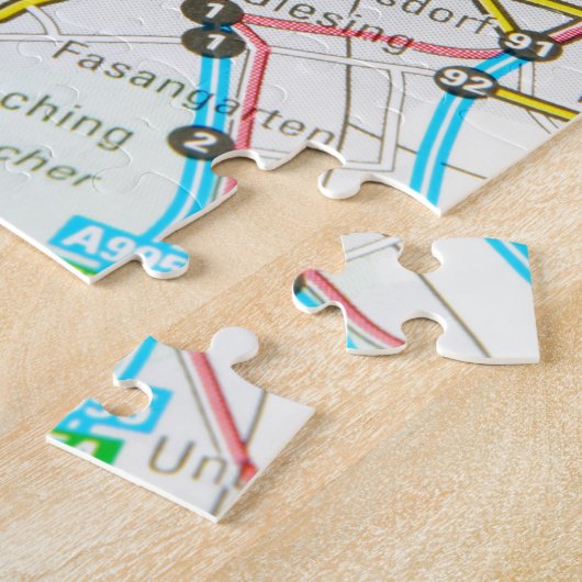 München (München), Duitsland Legpuzzel (Zijkant)