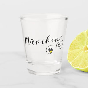 München München Heart Mok, Beieren Shot Glas