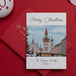 München personalisaliseer de kerstmarkt Duitsland Briefkaart