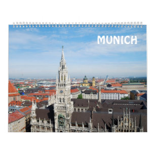 München Wall Calendar van 12 maanden Kalender