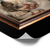 Munchie De kat rust - Canvas Poster (Hoek)