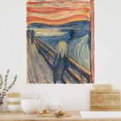 Munch's The Scream Poster (Keuken)