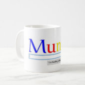Muncie: Ik voel me Lucky Coffee Mok (Voorkant links)