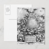 Mundus Subterraneus" door Athanasius Kircher Briefkaart (Voorkant / Achterkant)