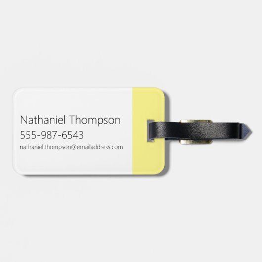 Mung, Chowder, Shnitzel en Truffels in nagelauto Bagagelabel (Achterkant horizontaal)