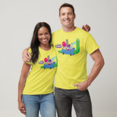 Mung, Chowder, Shnitzel en Truffels in nagelauto T-shirt (Unisex)