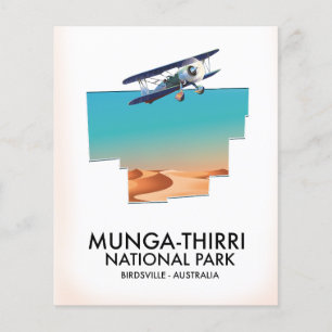 Munga-Thirri Nationaal park Birdsville Australië Flyer