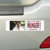 Munger voor NC-gouverneur Bumpersticker (Op auto)