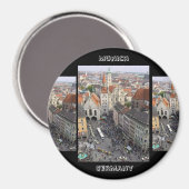 Munich Allemagne, Magnet (Recto/Verso)