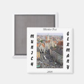 Munich Allemagne, Magnet (Recto/Verso)