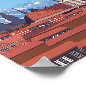 Munich Allemagne ville poster voyage (Coin)