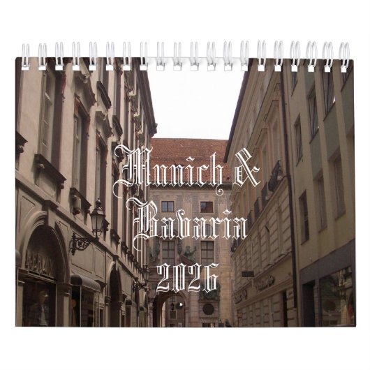 Munich & Bavaria 2026 Calendar Kalender (Hoes)