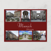 Munich Collage Briefkaart (Voorkant)