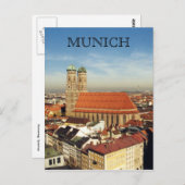 munich frauenkirche briefkaart (Voorkant / Achterkant)