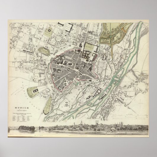 Munich Muenchen Poster (Voorkant)