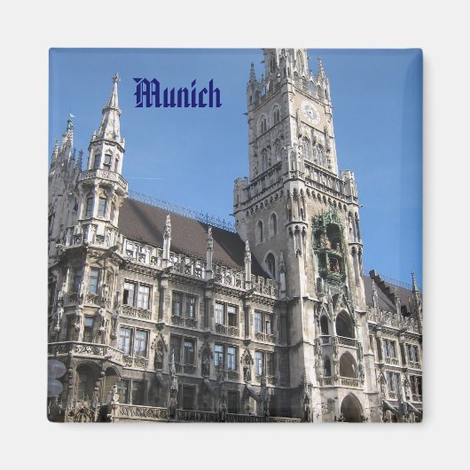 Munich Rathaus Magneet (Voorkant)