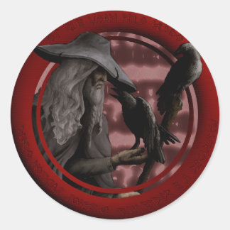 Munin e Hugin Ronde Sticker