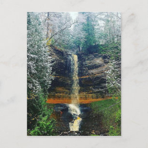 Munising Herfsten Upper Peninsula Michigan Briefkaart