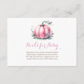 Munissez-vous d'une carte de Baby shower de livre  (Devant)