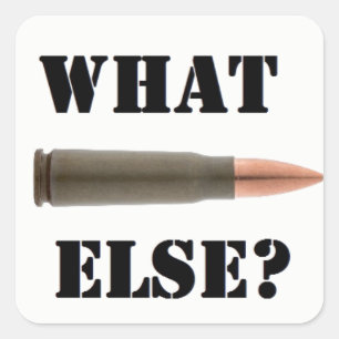 Munitie 7.62x39 vierkante sticker
