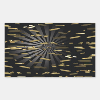 munitie rechthoekige sticker